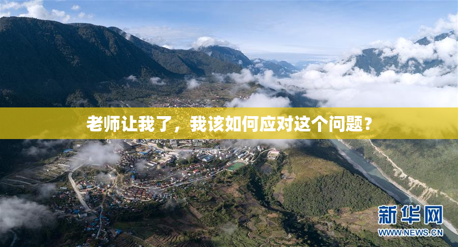 老师让我了，我该如何应对这个问题？