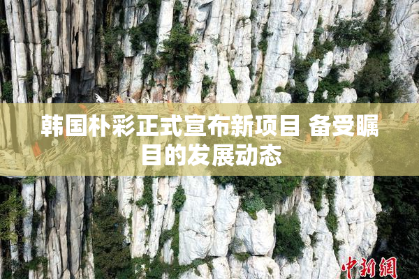韩国朴彩正式宣布新项目 备受瞩目的发展动态