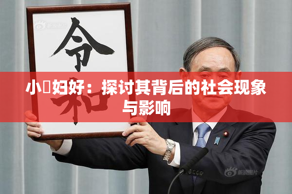 小婬妇好：探讨其背后的社会现象与影响