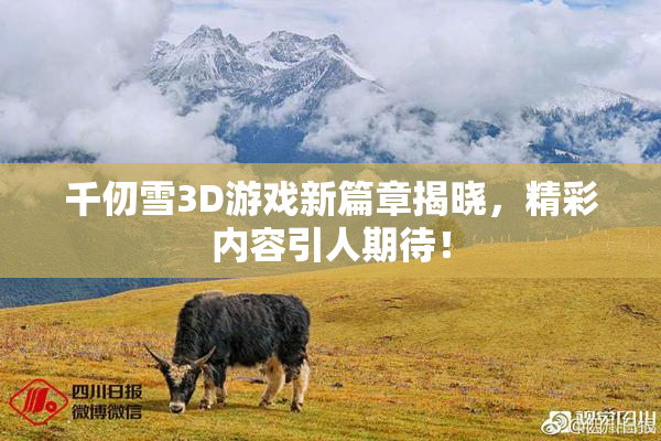 千仞雪3D游戏新篇章揭晓，精彩内容引人期待！