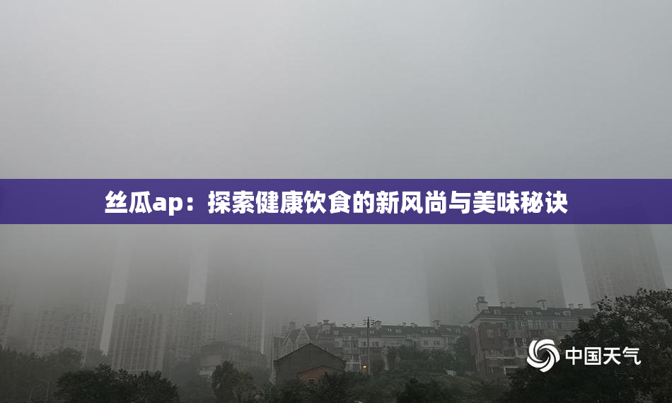 丝瓜ap：探索健康饮食的新风尚与美味秘诀