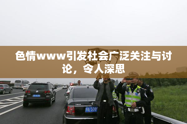 色情www引发社会广泛关注与讨论，令人深思
