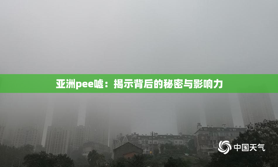 亚洲pee嘘：揭示背后的秘密与影响力