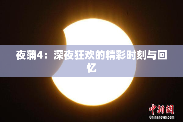 夜蒲4：深夜狂欢的精彩时刻与回忆
