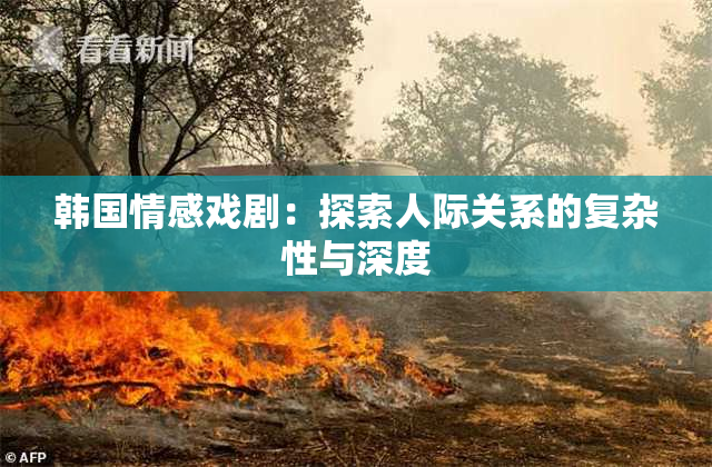 韩国情感戏剧：探索人际关系的复杂性与深度