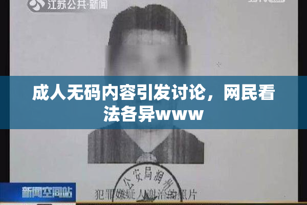 成人无码内容引发讨论，网民看法各异www