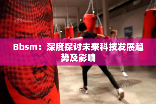 Bbsm：深度探讨未来科技发展趋势及影响