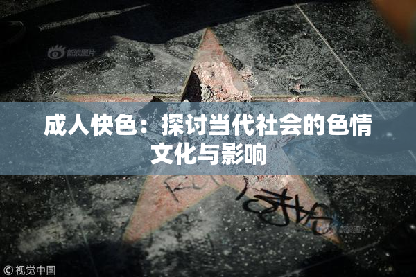 成人快色：探讨当代社会的色情文化与影响