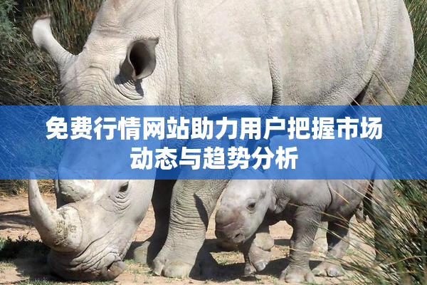 免费行情网站助力用户把握市场动态与趋势分析