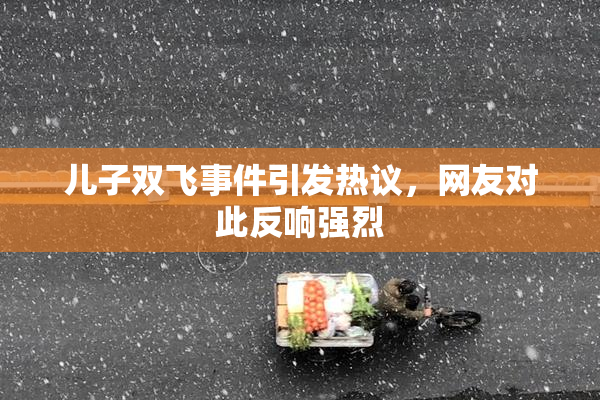 儿子双飞事件引发热议，网友对此反响强烈