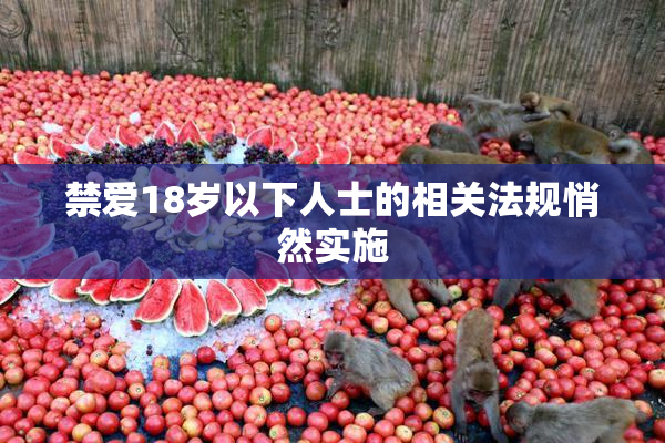 禁爱18岁以下人士的相关法规悄然实施