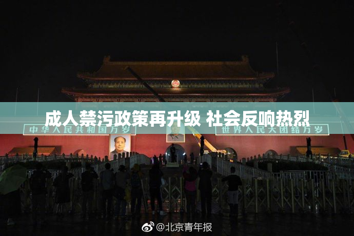 成人禁污政策再升级 社会反响热烈