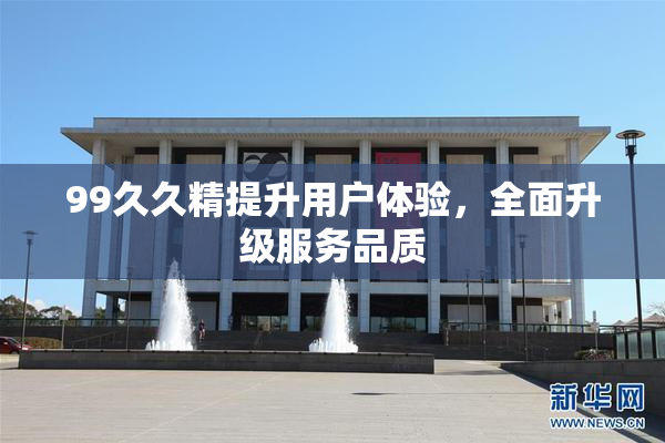 99久久精提升用户体验，全面升级服务品质
