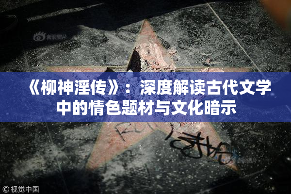 《柳神淫传》：深度解读古代文学中的情色题材与文化暗示