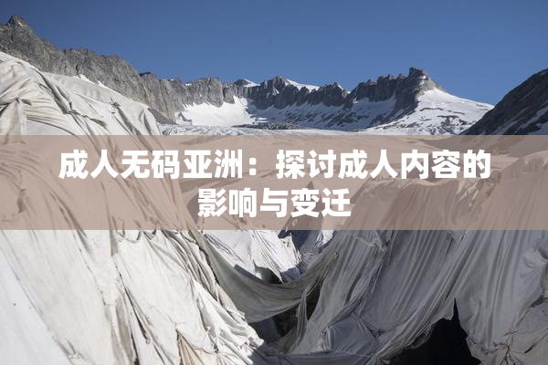 成人无码亚洲：探讨成人内容的影响与变迁