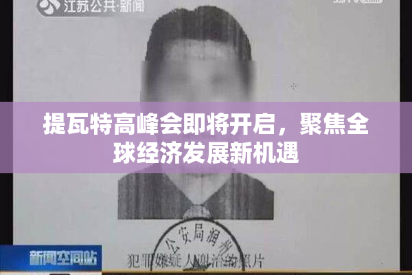 提瓦特高峰会即将开启，聚焦全球经济发展新机遇