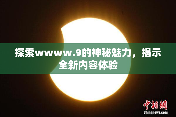 探索wwww.9的神秘魅力，揭示全新内容体验