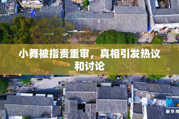 小舞被指责重审，真相引发热议和讨论