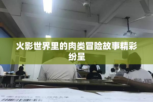 火影世界里的肉类冒险故事精彩纷呈