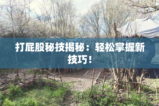 打屁股秘技揭秘：轻松掌握新技巧！