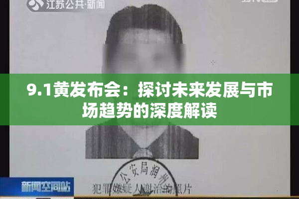9.1黄发布会：探讨未来发展与市场趋势的深度解读