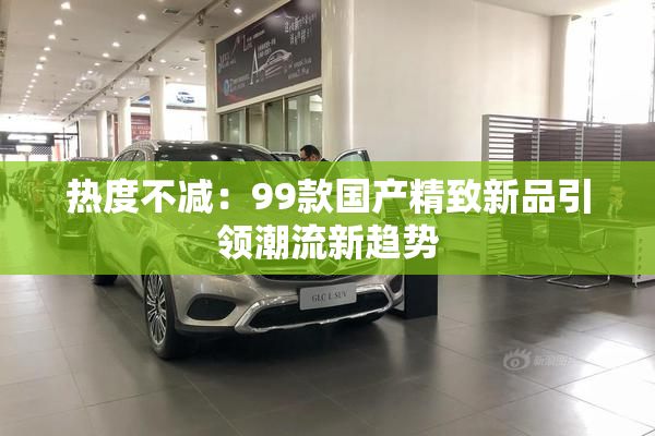 热度不减：99款国产精致新品引领潮流新趋势