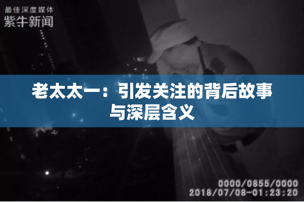 老太太一：引发关注的背后故事与深层含义