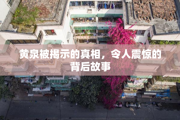 黄泉被揭示的真相，令人震惊的背后故事