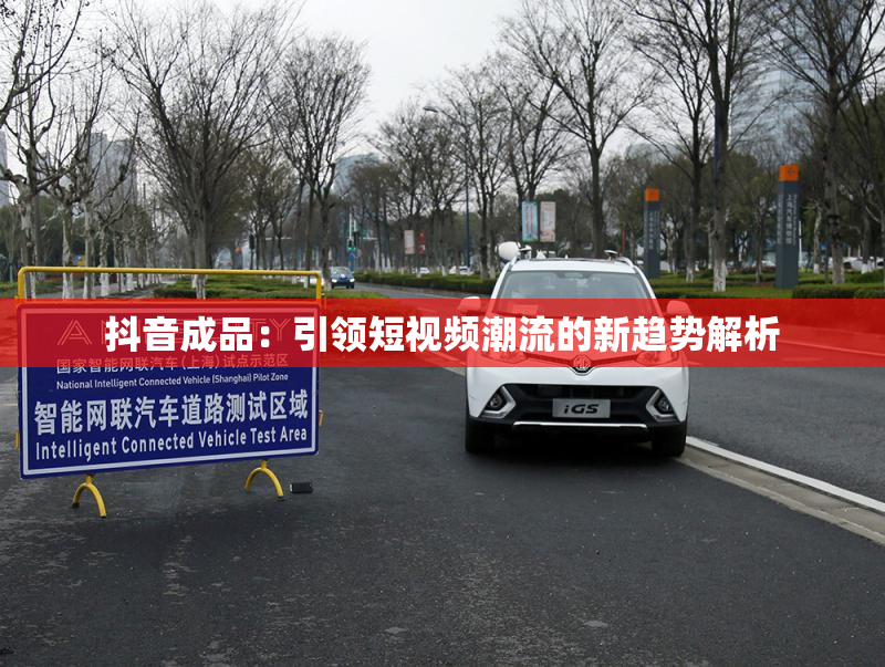 抖音成品：引领短视频潮流的新趋势解析