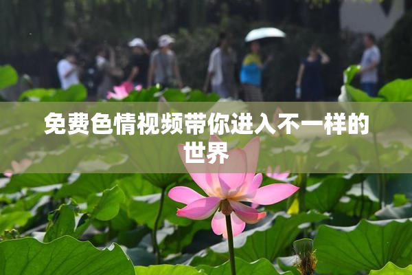 免费色情视频带你进入不一样的世界