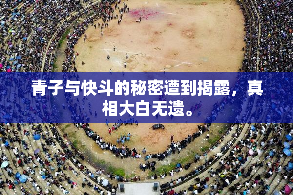 青子与快斗的秘密遭到揭露，真相大白无遗。