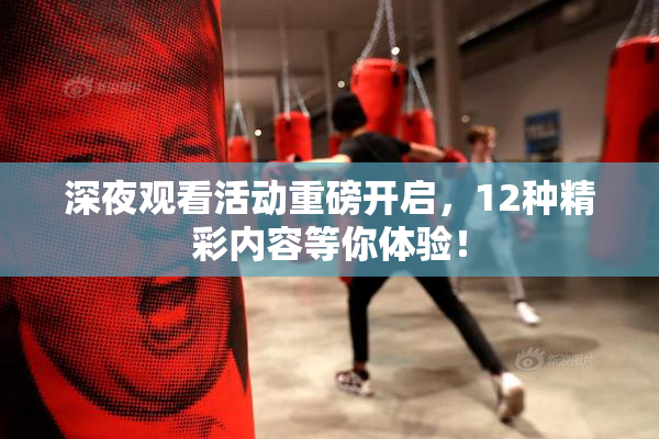深夜观看活动重磅开启，12种精彩内容等你体验！