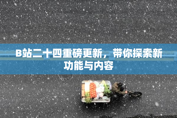 B站二十四重磅更新，带你探索新功能与内容