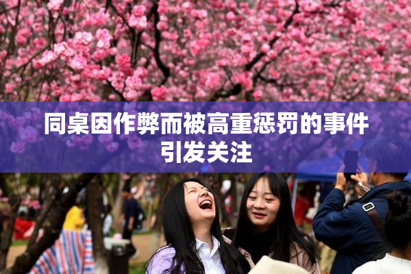 同桌因作弊而被高重惩罚的事件引发关注