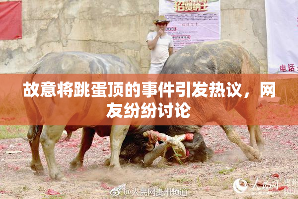 故意将跳蛋顶的事件引发热议，网友纷纷讨论