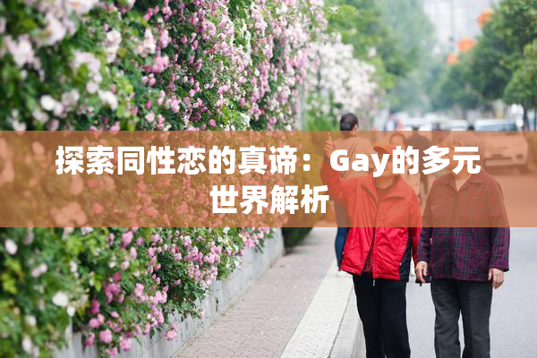 探索同性恋的真谛：Gay的多元世界解析