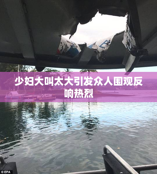 少妇大叫太大引发众人围观反响热烈