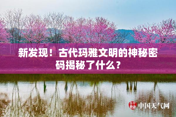 新发现！古代玛雅文明的神秘密码揭秘了什么？