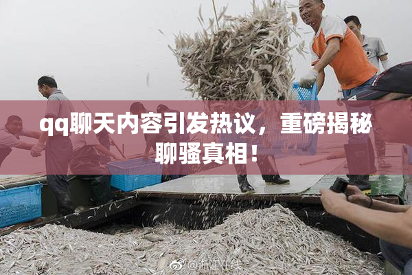 qq聊天内容引发热议，重磅揭秘聊骚真相！