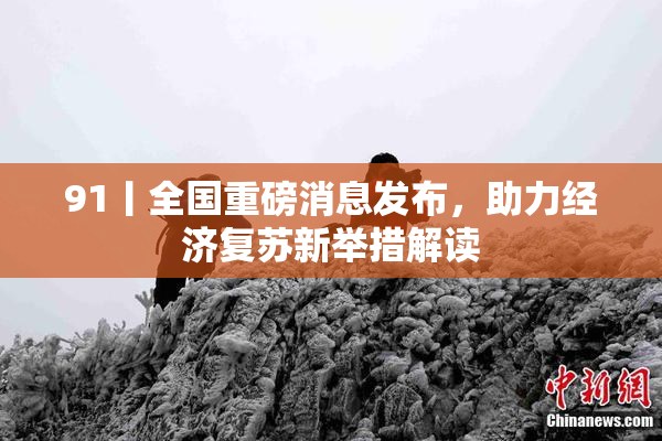 91丨全国重磅消息发布，助力经济复苏新举措解读