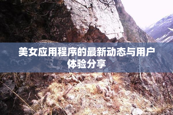 美女应用程序的最新动态与用户体验分享