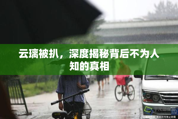 云璃被扒，深度揭秘背后不为人知的真相
