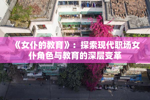 《女仆的教育》：探索现代职场女仆角色与教育的深层变革