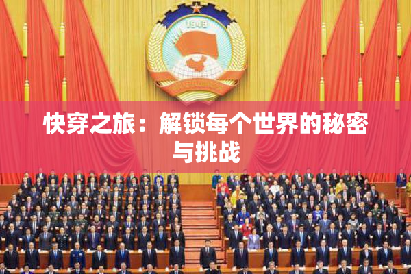 快穿之旅：解锁每个世界的秘密与挑战