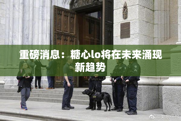 重磅消息：糖心lo将在未来涌现新趋势