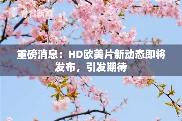 重磅消息：HD欧美片新动态即将发布，引发期待