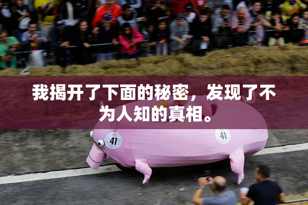 我揭开了下面的秘密，发现了不为人知的真相。