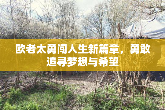 欧老太勇闯人生新篇章，勇敢追寻梦想与希望