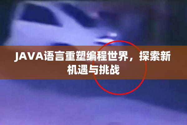 JAVA语言重塑编程世界，探索新机遇与挑战