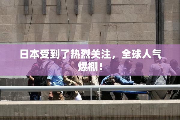 日本受到了热烈关注，全球人气爆棚！